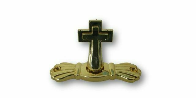 Coffin Lid Screw Cross Gold