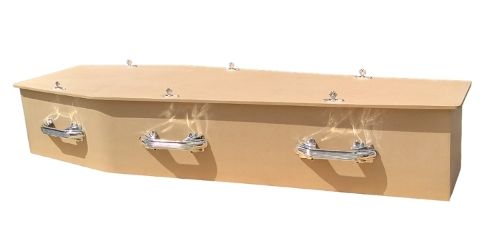 MDF Bare Wood No Lining Coffin Package