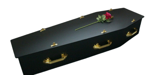 MDF Painted with Satin Lining Coffin Package